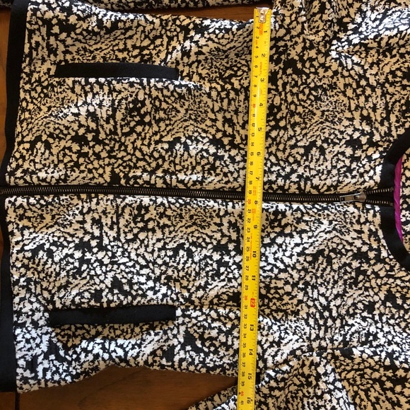 2 for 20$!Vero Moda black and white zipped bomber jacket M - Picture 6 of 7